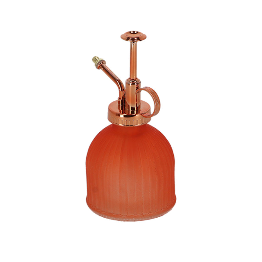 Indoor plant mister - orange glass