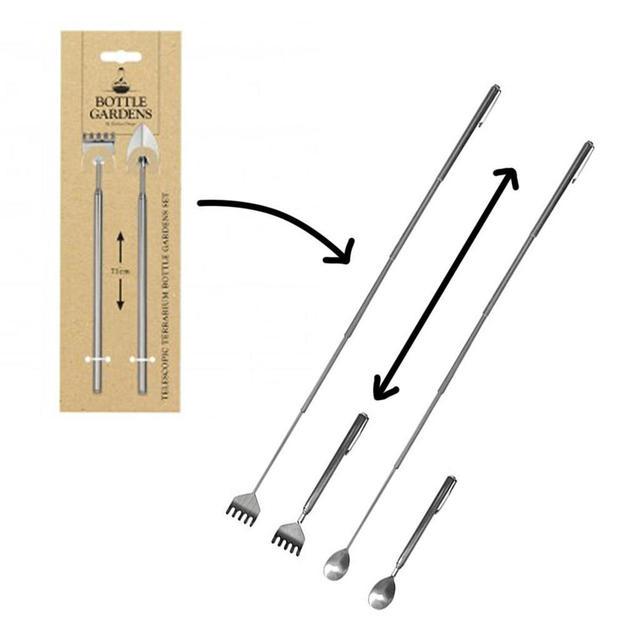 stainless steel rake and shovel