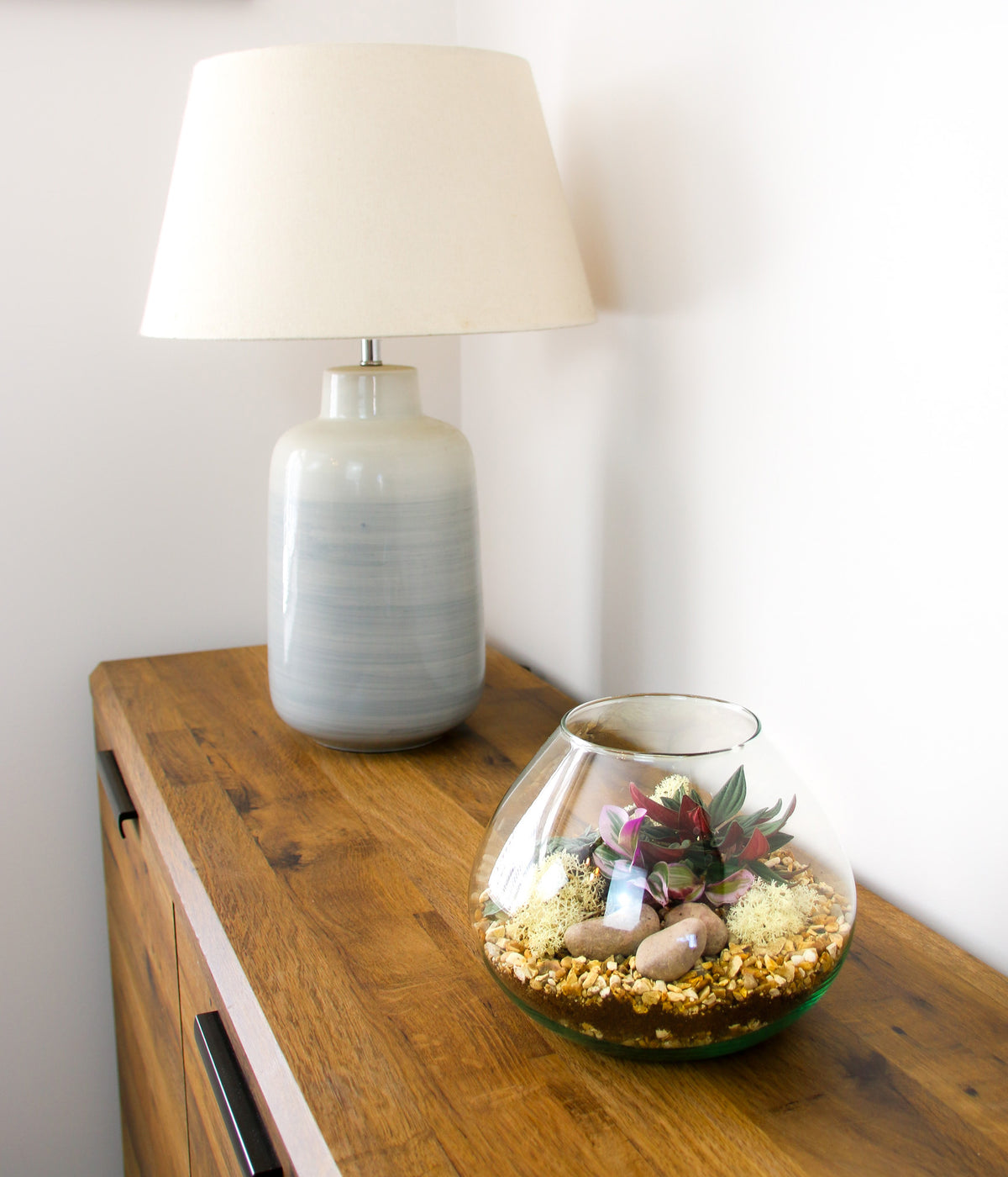 Home accessory with living plants gift